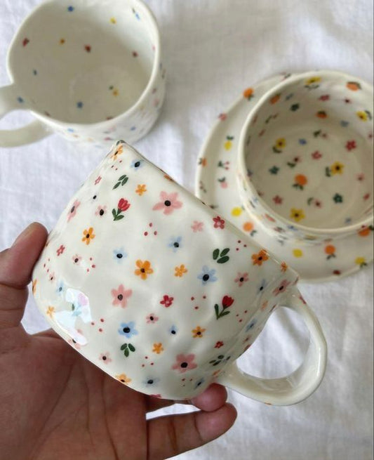 DIY Acrylic Painted Cups